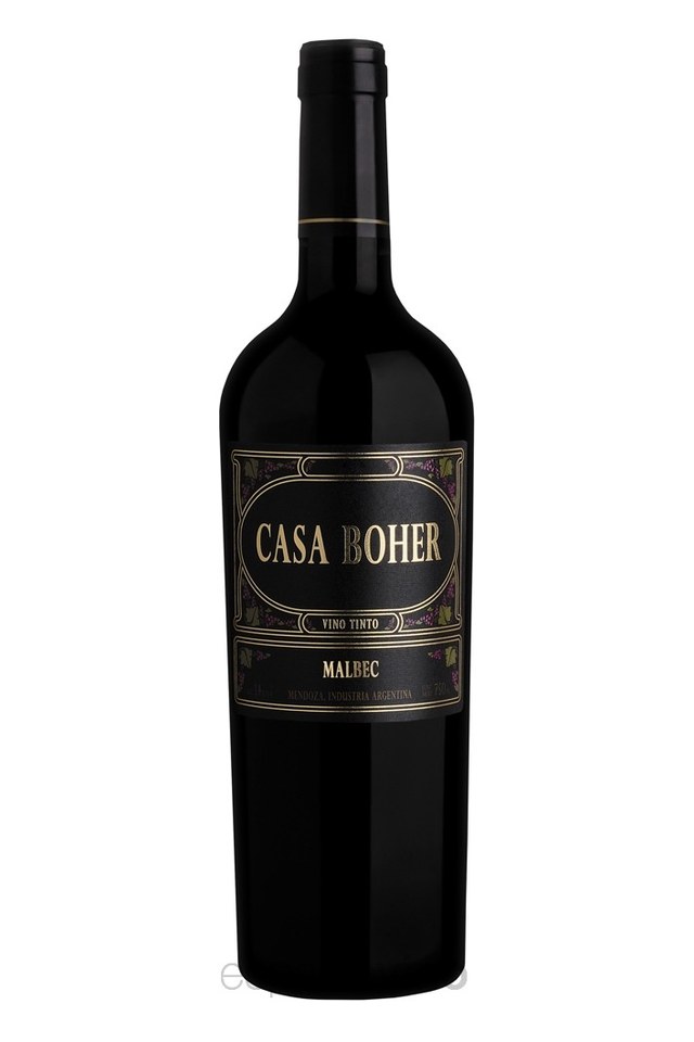 Botella de Casa Boher Malbec — Casa Boher