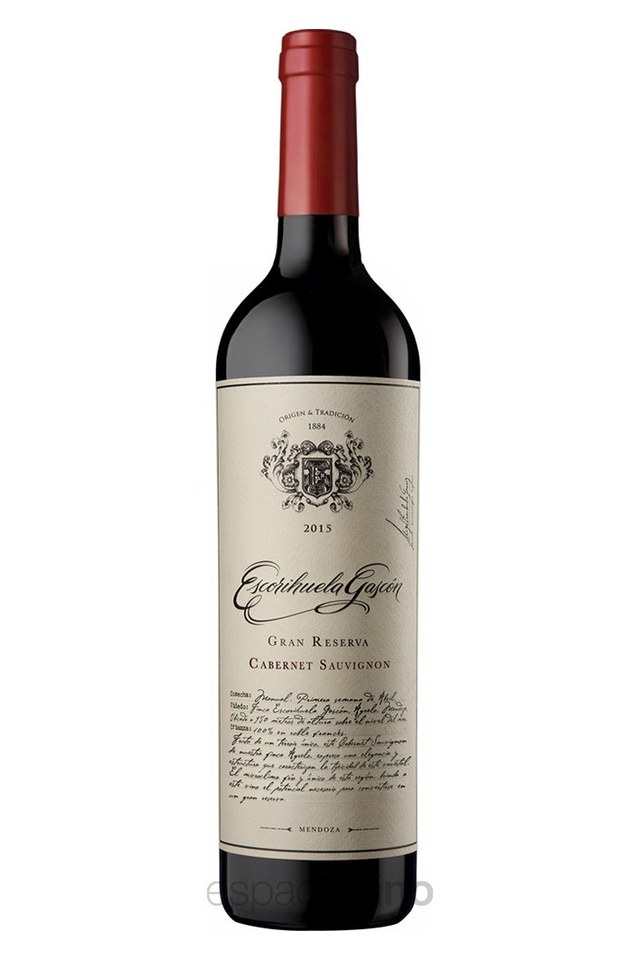 Botella de Gran Reserva Cabernet Sauvignon — Escorihuela Gascón