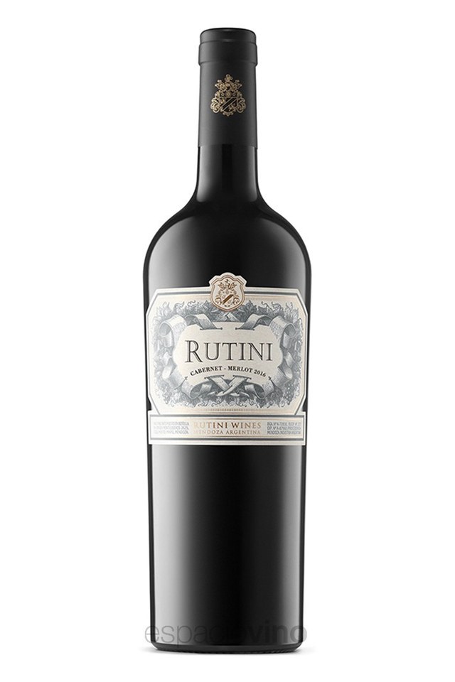 Botella de Rutini Cabernet-Merlot — Rutini