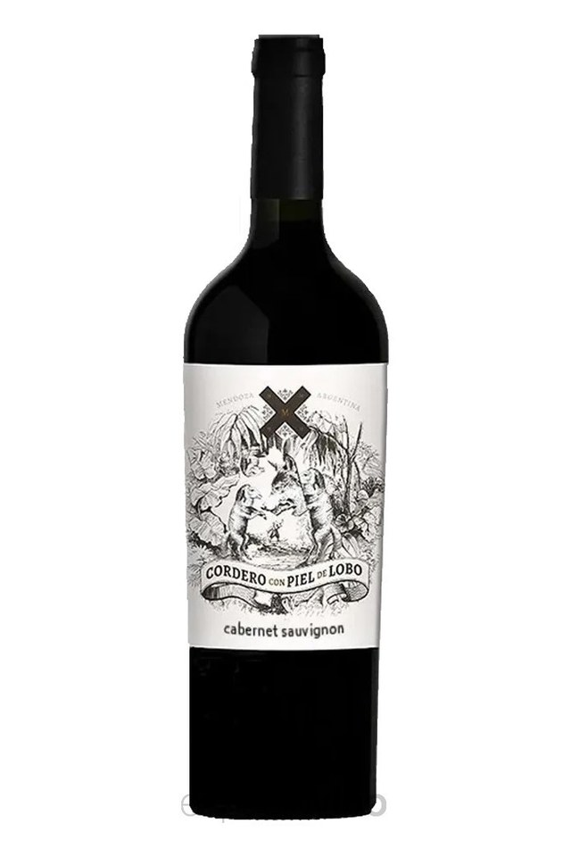 Botella de Cordero con Piel de Lobo Cabernet — Mosquita Muerta