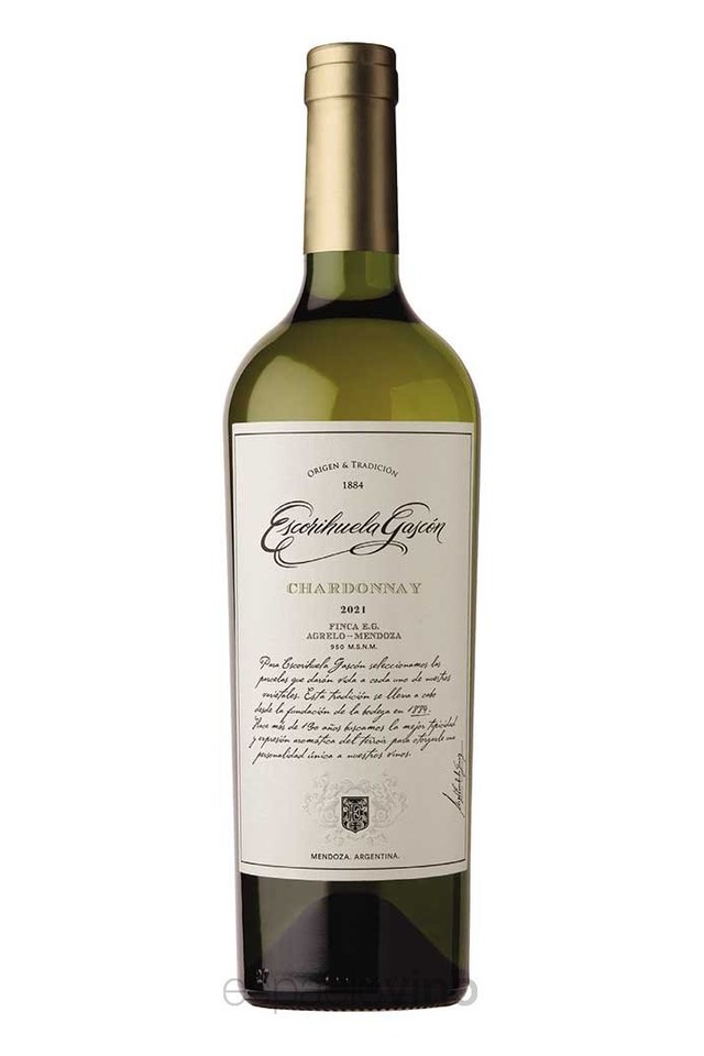 Botella de Escorihuela Gascón Chardonnay — Escorihuela Gascón