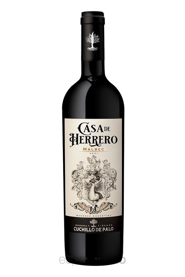 Botella de Casa de Herrero Malbec — Laura Catena