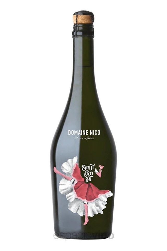 Botella de Domaine Nico Brut Rosé — Laura Catena
