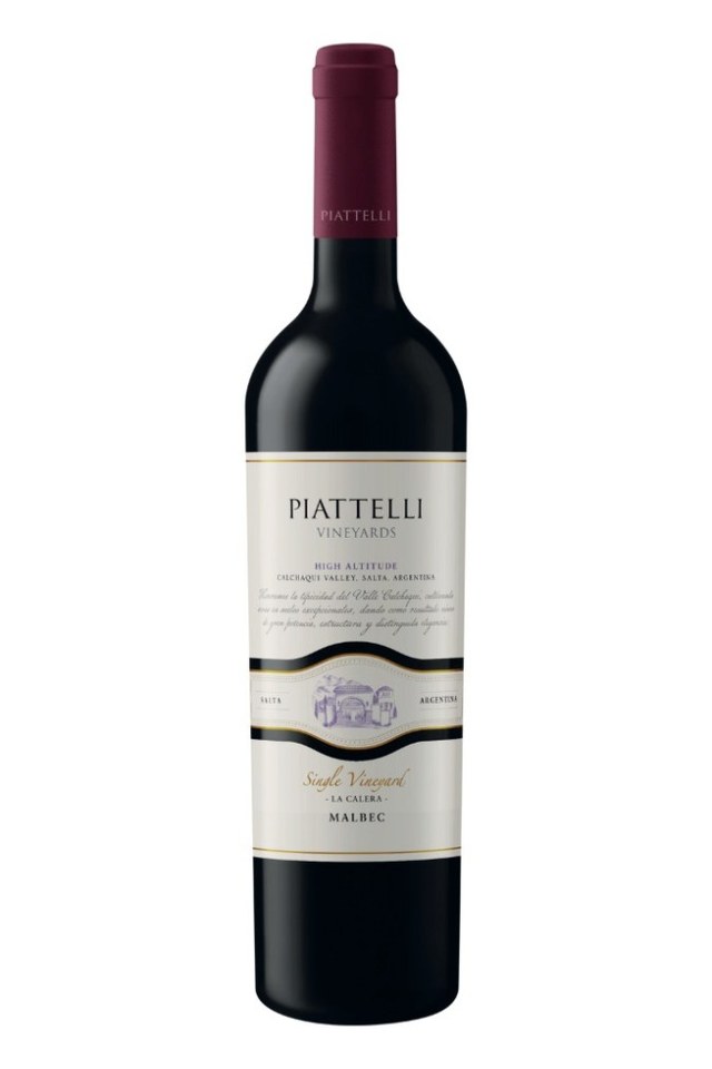 Botella de Piattelli Single Vineyard Cabernet Sauvignon Salta — Piattelli