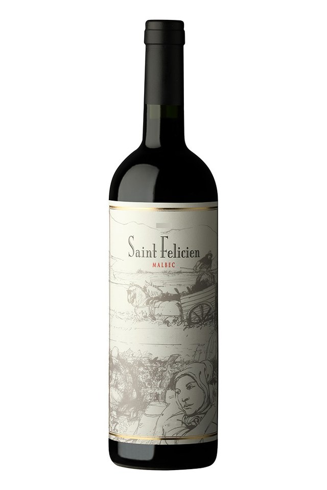 Botella de Saint Felicien Malbec — Catena Zapata